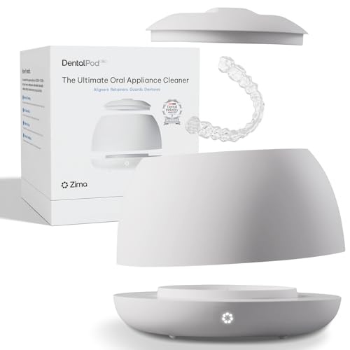 Zima Dental Pod PRO: New Ultrasonic Retainer Cleaner Machine. Market-Leading, Best Aligner Cleaner,...
