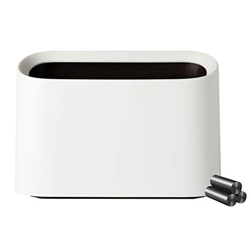 Mini Countertop Wastebasket Trash Can, Makeup Holder Vanity Bathroom Kitchen Car Desktop Office