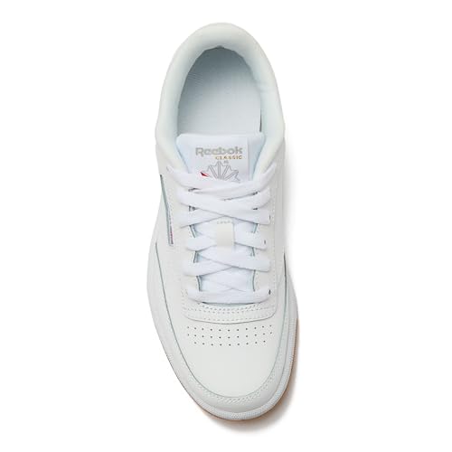 Image of Reebok Club C Girls and Boys Shoes for Kids, Toddler, Little Kid or Big Kid Sneakers, White /Gum-int, 5 Big Kid