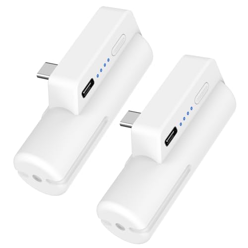 2 Pack Battery Pack for Meta Quest 2 5000mAh Power Bank for Oculus Quest 2 Lightweight VR Charger Accessories with 2-4 Hour Extended Playtime