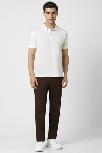 Image of Van Heusen Men Regular Fit Casual Pants