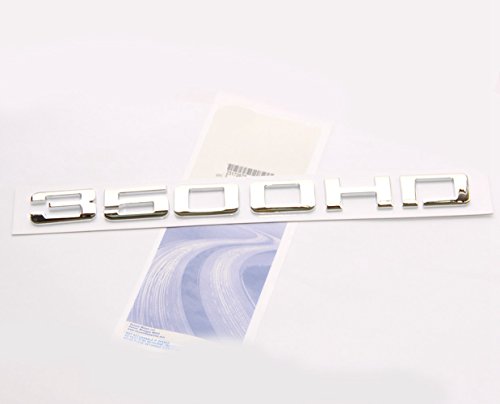 Emblema aleación cromo 3500HD para lucir en concentraciones y rutas con su GM Silverado 1 x