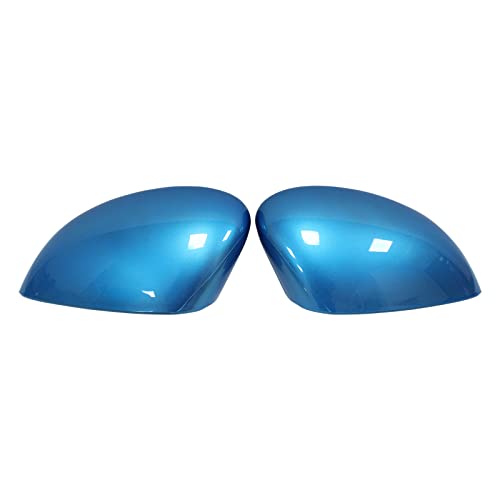 HouYeen Left and Right Side Door Wing Mirror Cover Cap Blue for F-ord Fiesta MK6 CB CC 08-17 1633093