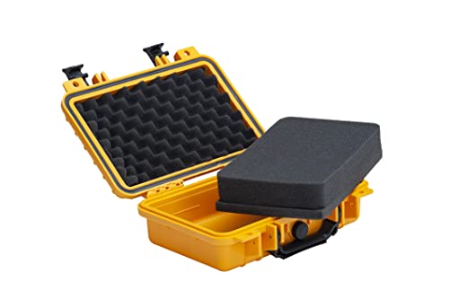 Image of MEIJIA Portable All Weather Waterproof Protective Hard Case, Small Camera Case,Dry Case with Customizable Foam,Fit Use of Drones, Camera,Equipments, 11.65 inchx8.35 inchx3.78 inch