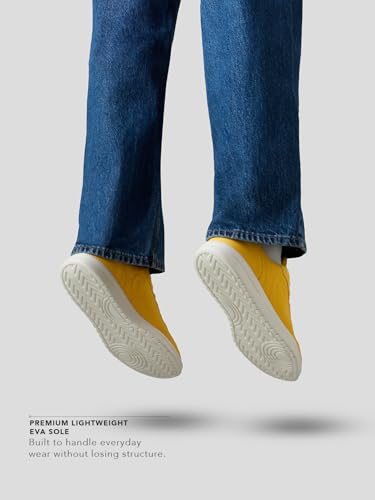 Image of The Souled Store UBZ Fly: Men and Boys Low Top Sneakers Minimalist Streetwear Casual Trainer Quilted Fabric Eva Midsole Flexible Sole Slip On Construction Lightweight All Season
