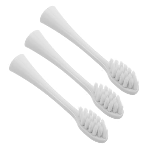 VALICLUD 3pcs Electric Toothbrush Replacement Heads Soft Bristle Brush Heads for Adults and Boy Girl Compatible with Smart Electric Toothbrushes for Teeth Cleaning