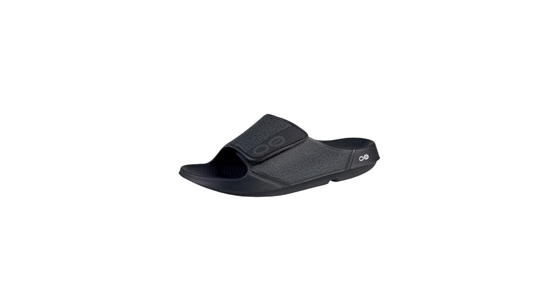 靴 OOFOS OOAHH UNISEX-BLACK M7/W9 Men's OOahh Black Slide Sandal – OOFOS
