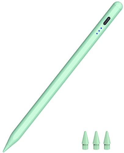 HATOKU Stylus Pen for iPad 2018-2026, 15 Mins Fast Charging Pencil 1st Gen with Tilt & Palm Rejection Digital Pens Stylus Pens for iPad 6-11, Air 3/4/5/M2/M3, Mini 5/6/7, Pro 11"/12.9"/M4 M5 (Green)