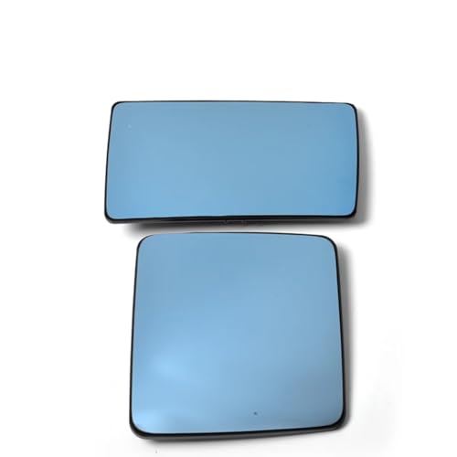 Glace de rétroviseur chauffante bleue gauche compatible avec Benz W201 190 E - 2