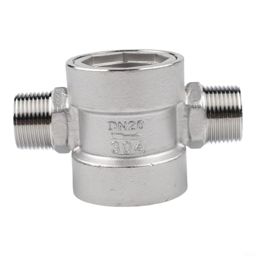 Indicateur de débit d'eau en acier inoxydable 304 robuste DN20 1,6 MPa