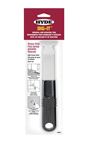 The Hyde® Dig-It™ Removal And Scraping Tool, Push Or Pull Scraping. Caulk Remover Tool, Paint Scraper, Putty Knife Scraper, Grout Removal Tool, Convienent Size Perfect For Tool Box, Or Tool Bag. #TOP2