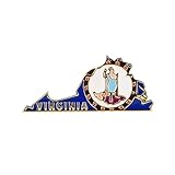 1.US STATE LAPEL PINS: The design of this brooch is inspired by the actual shape of each state, featuring vibrant colors and an intricate design that makes it an ideal keepsake. 2.FLAG & SHAPE: Each thoughtfully crafted state-shaped lapel pin is ador...