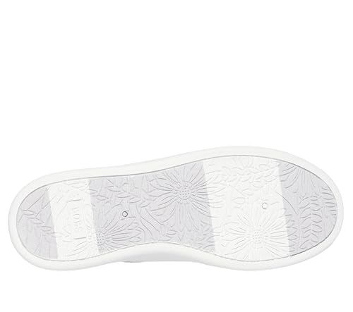 Skechers Donna Slip-Ins: Bobs D'vine - So Hooked Sneaker In Bianco, Taglia 35 - 5