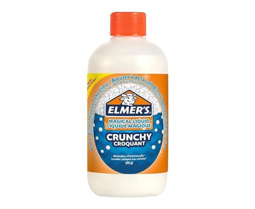 Elmer’s solución activadora para slime crujiente | Solución activadora líquido mágico para slime con pegamento | Botella de 98 g | Genial para conseguir slime crujiente