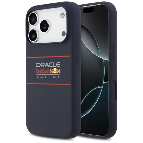 Coque MagSafe iPhone 17 Pro silicone bleu Red Bull par CG Mobile