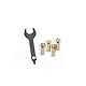 Kit minitrapano per modellisti in valigetta con 300 accessori