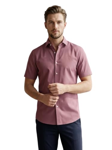 Image of Leriya Fashion Men Formal Shirts for Man Half Sleeve Polycotton Shirts