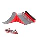 Tuimiyisou Mini Dedo Juguete Skatepark Rampas Skate Park Kit Diapasado Ramp Park Parque Dedo Skateboard Conjunto De Rampa Estilo C