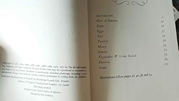 Hardcover McCall's introduction to French cooking Book