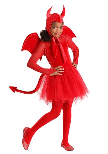 Disfraz de Diablo para Niñas miniatura 1
