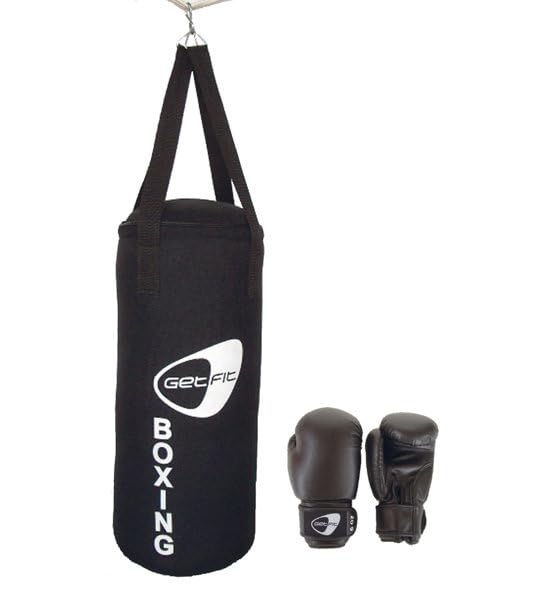 Set Boxe Junior GetFit GFP017 - Sacco e Guanti, Ideale per Bambini