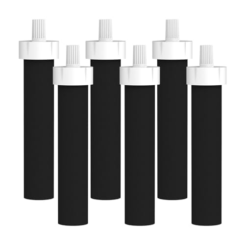 GLACIER FRESH Water Bottle Filters, Replacement for Brita BB06, Brita Hard Sided and Sport Water Bottle Filter, 6 Count Brita bottle filter 6 Packs
