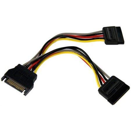 StarTech.com Adaptador de cabo divisor SATA Power Y de 15 cm - Power Spli. (PYO2SATA) *