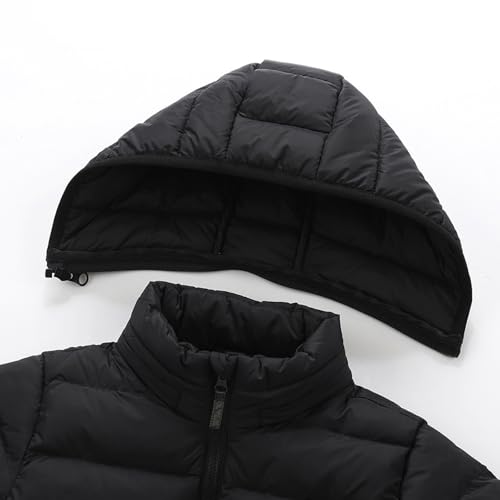 Heated Jacket for Boys Girls Children Hooded Heating Warm Coat, USB Charging Electric Outerwear Bodywarmers Waterproof3