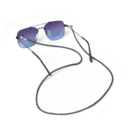 Image of GENIQUE Genuine Leather Glasses Strap, Eyeglass Chain,Eye Glasses holders around Neck, Sunglass Strap for Men