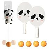 Juego de tenis de mesa ajustable para puerta, entrenamiento de tenis de mesa con raquetas y pelotas, juego de tenis de mesa para habitación de los niños, áreas de descanso, escuela y juegos en casa