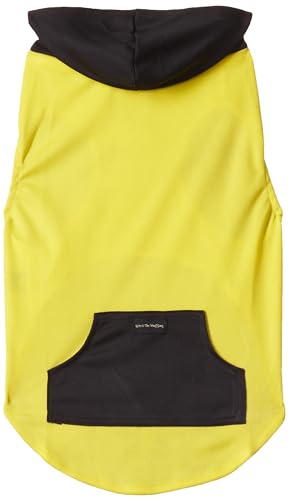 Kitty & The Woof Gang Cool Yellow Hoodie Dog Summer Clothes Dress T-Shirt Tees | Dog Clothes for Small Dogs | Puppy Clothes Dog Dress Cat Clothes | Comfortable Pet Clothes (14In-M) (B08XZB7GP8) Amazon Price History, Amazon Price Tracker