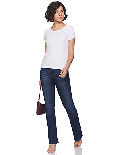 Image of Easybuy Women's Regular T-Shirt (AU21MN02LS White S