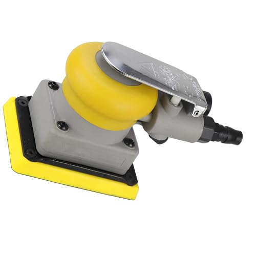 Lijadora neumática, base de 75 x 100 mm con potente pulidor cuadrado de mano para un pulido eficiente de metal, madera y plástico