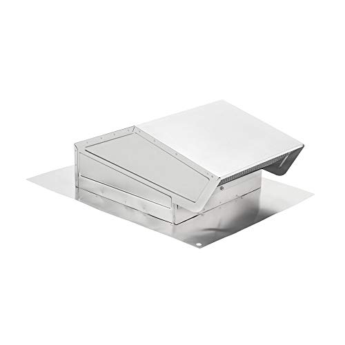 Broan-NuTone 644 Roof Cap, 3-1 4 x 10 , Silver