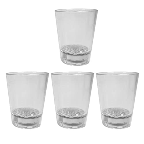 LABRIMP 4 peças que mudam de cor para beber o copo uísque brilhante escuro piscando lembranças brilh