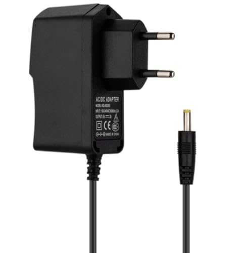 Specifiche dell'alimentatore universale: Funziona con un intervallo di ingresso da 100V a 240V CA e fornisce un'uscita CC di 9,5V a 1A, includendo un cavo da 1,5 metri e una punta centro-positiva per una distribuzione di energia costante e sicura.