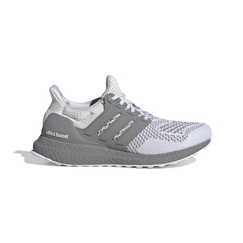 adidas Women's Ultraboost 1.0 Sneaker, White/Silver Metallic/Silver Metallic, 8