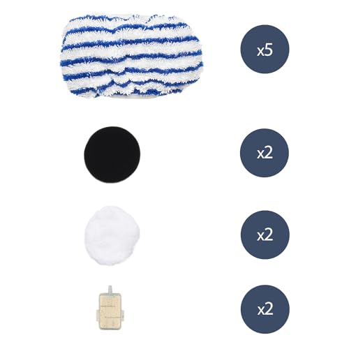 H.KOENIG - ARYA6- Kit d'entretien pour aspirateur & nettoyeur vapeur 3 en 1