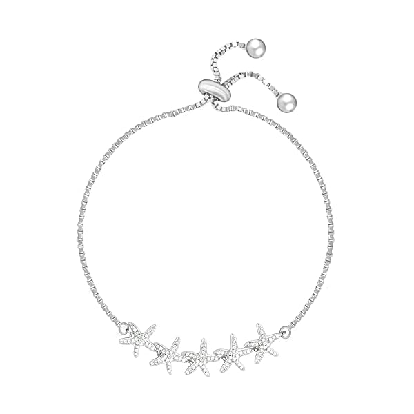 GIVA 925 Sterling Silver Stars Charm Bracelet | Gifts for Women & Girls | With Certificate of Authenticity and 925 Stamp…