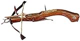 Pistolenarmbrust Holzarmbrust 33 cm W0P Mittelalterliche Armbrust für historische Rekonstruktion für einen Sammler oder als Geschenk Feuert Nicht.