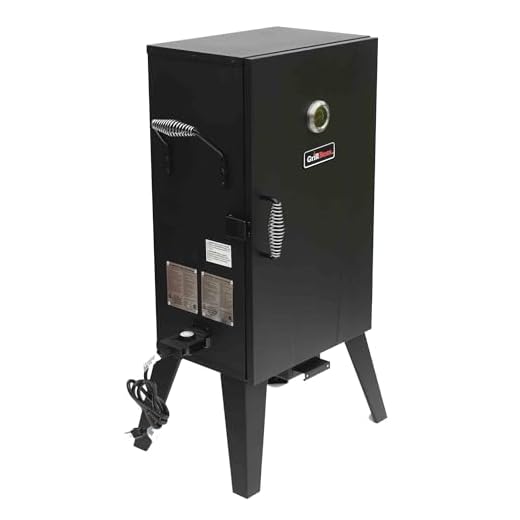 Grill Boss Electric Vertical Smoker with Digital Controls, 1500 Watt Heating Element, 531 Square Inch Cooking Area, and Adjustable Racks, Black