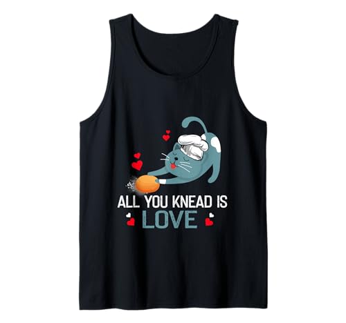 Image of All You Knead is Love Dough kneading Hobby Bakers Tank Top
