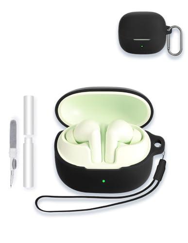 Baseus Bass BP1 Pro �m�C�Y�L�����Z�����O���C�����X�C���z���p�P�[�X�AWUNIAK�\�t�g�V���R���ی�|�[�^�u���X�N���b�`�ϏՌ��V�F���A�N���[�i�[�L�b�g&�J���r�i&�X�g���b�v�t���A�u���b�N