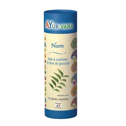 Ayur-Vana - Neem AYur-vana - 120 gélules - Taux de glucose - -3%