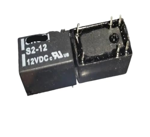 Relé S2-12 de alta resistencia eléctrica y 6 pines sellados