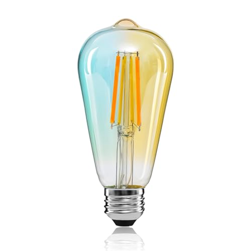 Ɩ LEDd E26 tBgd GT-B-ST64-E26CT 60W` F R GW\d LEDv 810LM Lz Rt g AeB[N  ͋C k CeAƖ ԐڏƖ X