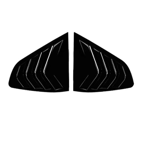 Persiennes de vitre latérale pour BMW X4 G02 2018 en finition Gloss Black élégante