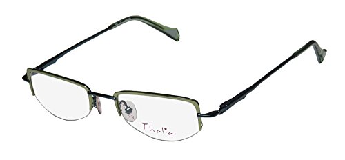 Thalia Abrazo For Ladies/Women Designer Half-rim Spring Hinges Stainless Steel Fashionable Eyeglasses/Eyeglass Frame