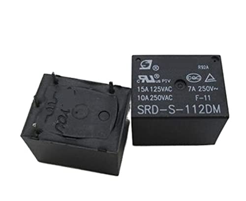 Relé SRD-S-112DM 12VDC de 4 pines DIP4 para proyectos electrónicos, pack de 50 unidades 1