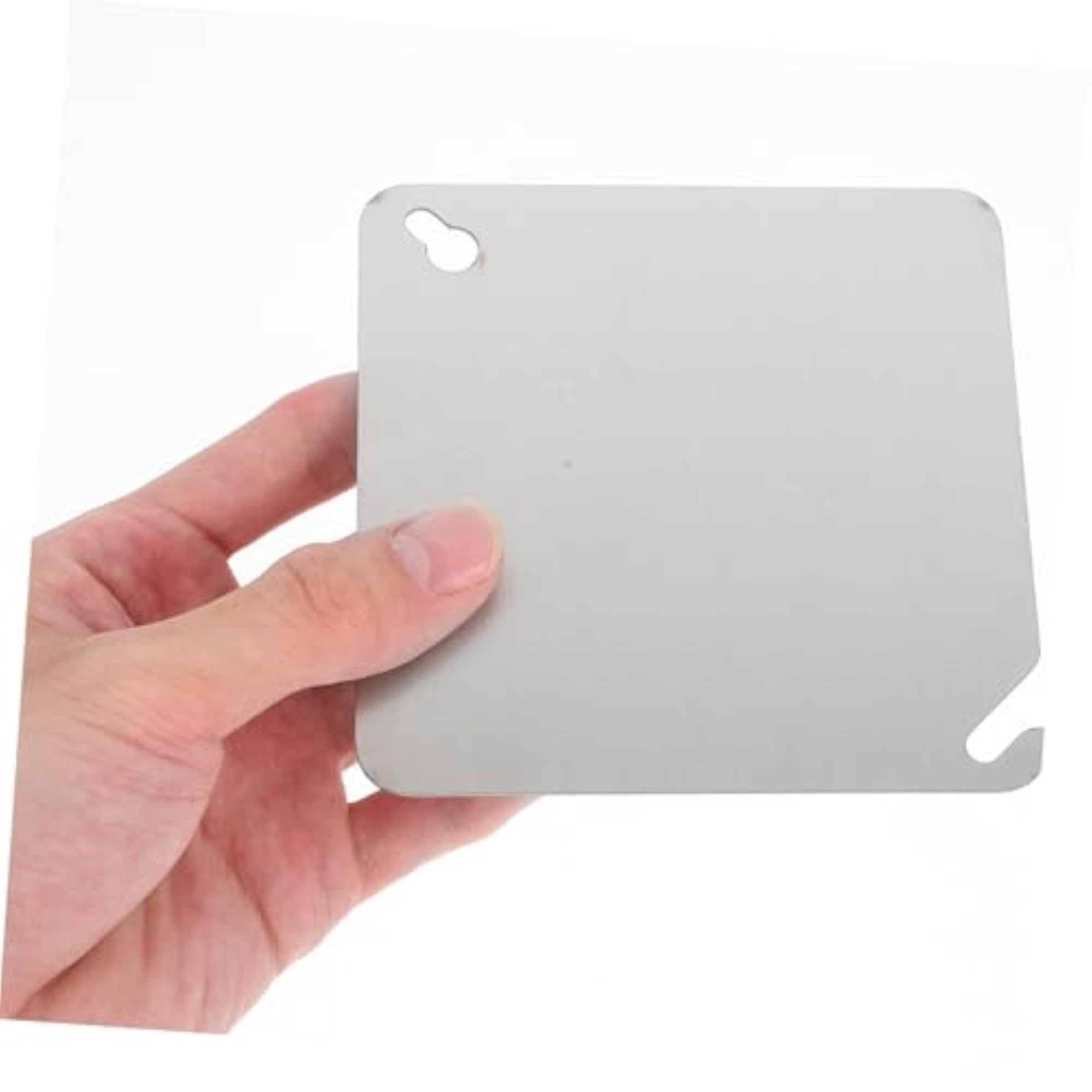 8pcs Square Metal Electrical Box Cover Plates for Junction Boxes